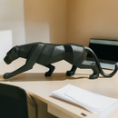 Escultura Pantera Negra – Estilo, Força e Elegância para Sua Decoração