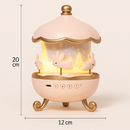 Luminária Projetora Infantil - Decoração Encantadora com Projeção 3D e Caixa de Música Bluetooth