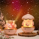 Luminária Projetora Infantil - Decoração Encantadora com Projeção 3D e Caixa de Música Bluetooth