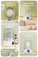 Mini Máquina de Lavar Sem Fio Portátil
