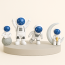 Kit com 4 Estátuas Astronautas Decorativos