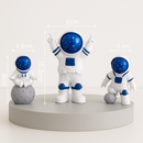 Kit com 4 Estátuas Astronautas Decorativos