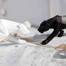 Escultura Pantera Negra – Estilo, Força e Elegância para Sua Decoração