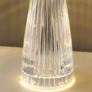 Luminária de Cristal Cogumelo LED – Toque Minimalista