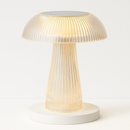 Luminária de Cristal Cogumelo LED – Toque Minimalista