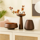Vaso de Vidro Fosco Luxo Nórdico – Decoração Sofisticada