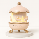 Luminária Projetora Infantil - Decoração Encantadora com Projeção 3D e Caixa de Música Bluetooth