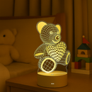 Luminária 3D Luz Quente – Um show de aconchego em segundos