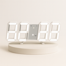 Relógio Digital 3D LED – Moderno, Multifuncional e Sofisticado