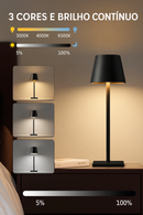 Luminária de Mesa LED com Toque