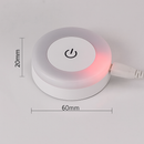 Luz Noturna LED Portátil Recarregável USB – Iluminação Prática e Versátil