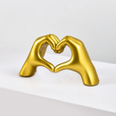 Escultura Coração de Ouro
