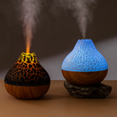 Umidificador de Ar Volcano 300ml com Luz LED 7 Cores