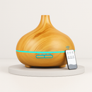 Difusor de Aroma USB 550ml com Luz LED e Controle Remoto