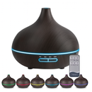 Difusor de Aroma USB 550ml com Luz LED e Controle Remoto