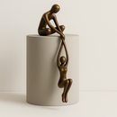 Escultura Apoio e Equilíbrio – Arte Minimalista para Decorar com Significado