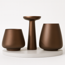 Vaso de Vidro Fosco Luxo Nórdico – Decoração Sofisticada