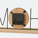 Relógio de Mesa Retrô com Letras – Sofisticação Atemporal para sua Decoração
