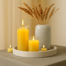 Kit 3 Velas LED Acrílicas Sem Chama – Ilumine com Charme e Segurança