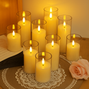 Kit 3 Velas LED Acrílicas Sem Chama – Ilumine com Charme e Segurança