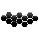 Adesivo de Parede Espelho Hexagonal 3D