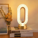 Luminária Decorativa de Cristal Oval