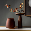 Vaso de Vidro Fosco Luxo Nórdico – Decoração Sofisticada