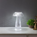Luminária de Cristal Cogumelo LED – Toque Minimalista