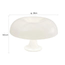Luminária Cogumelo Minimalista LED – Toque com Dimerização