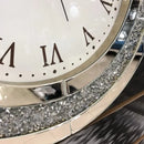 Relógio de Parede Nórdico Luxo com Strass