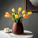 Vaso de Vidro Fosco Luxo Nórdico – Decoração Sofisticada