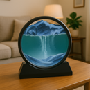 Quadro de Areia em Movimento 3D – Vidro Redondo