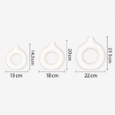 Vaso Círculo Zen – Beleza Minimalista com Leveza e Segurança