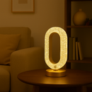 Luminária Decorativa de Cristal Oval
