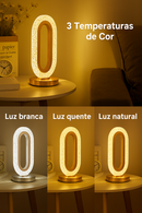 Luminária Decorativa de Cristal Oval