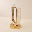 Luminária Decorativa de Cristal Oval
