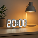 Relógio Digital 3D LED – Moderno, Multifuncional e Sofisticado