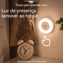 Luz Noturna LED Portátil Recarregável USB – Iluminação Prática e Versátil