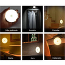 Luz Noturna LED Portátil Recarregável USB – Iluminação Prática e Versátil
