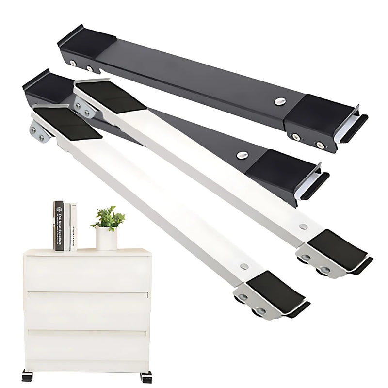 Suporte Base Com Rodinhas Ajustável Máquina Lavar, Fogão E Móveis - suporte até 200kg