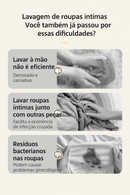 Mini Máquina de Lavar Sem Fio Portátil