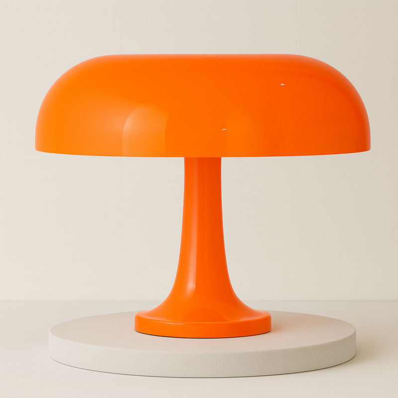 Luminária Cogumelo Minimalista LED – Toque com Dimerização