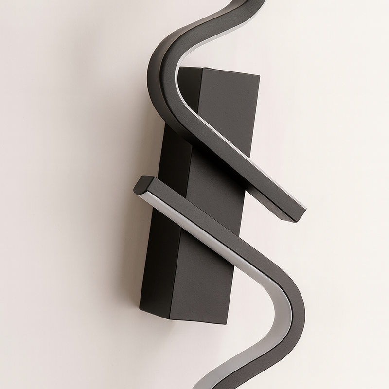 Luminária de Parede LED Minimalista – Preto
