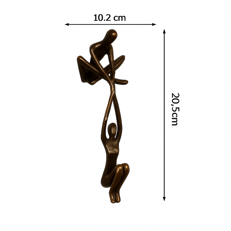 Escultura Apoio e Equilíbrio – Arte Minimalista para Decorar com Significado