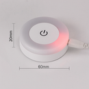 Luz Noturna LED Portátil Recarregável USB – Iluminação Prática e Versátil