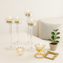 Kit 2 Castiçais de Vidro – Elegância em Cada Detalhe