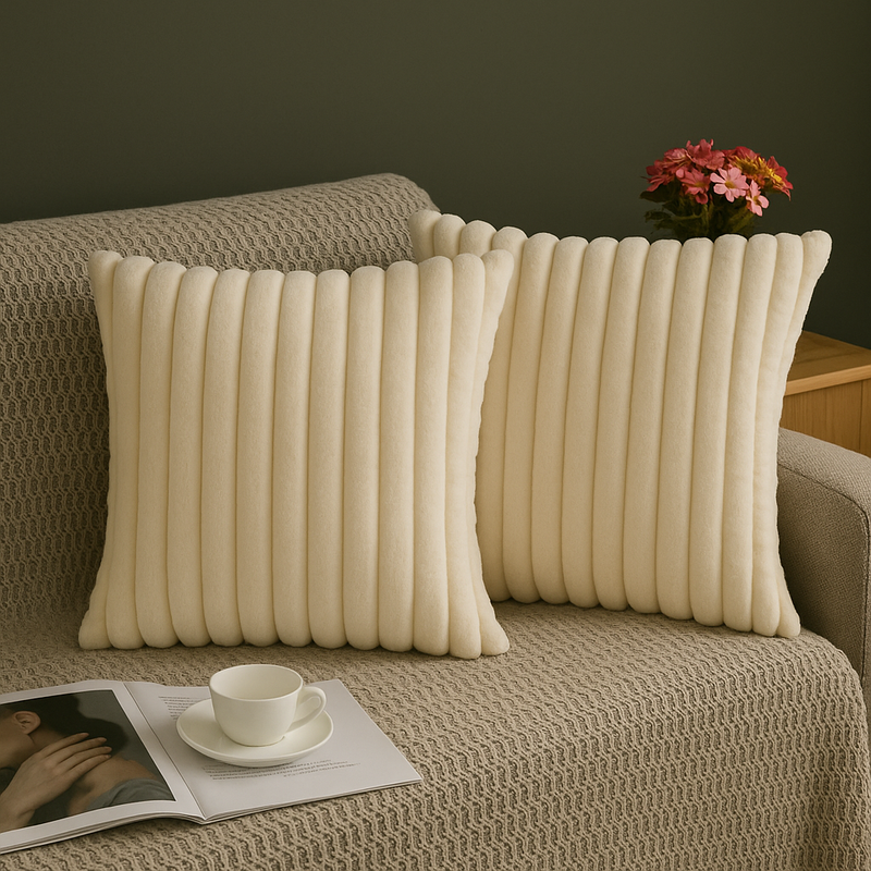 Capa de Almofada Nuvem Suave – Toque de Conforto e Charme para a sua Sala