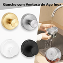 Gancho de ventosa de aço inoxidável