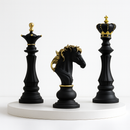 Conjunto de Peças de Xadrez Decorativas