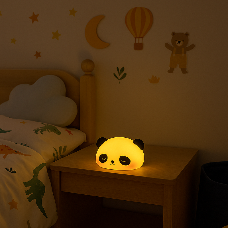 Luminária Panda de Silicone